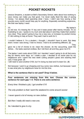 Reading: Pocket Rockets