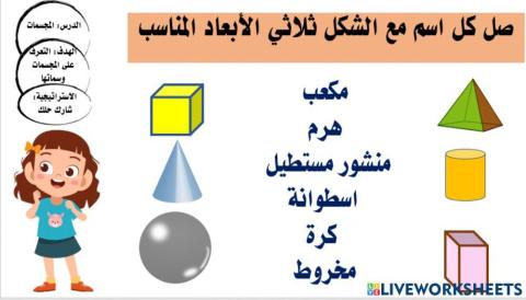 المجسمات المستوى 4