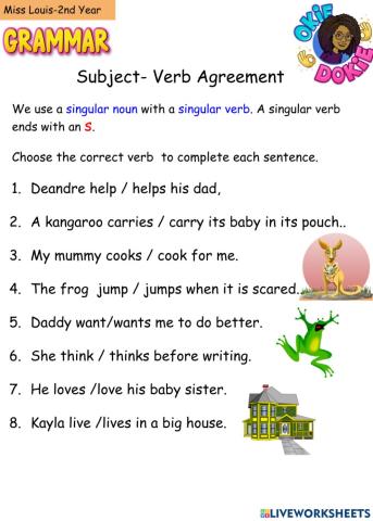 Subject Verb Agreement