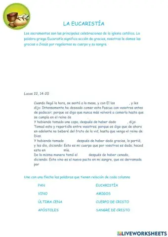 La Eucaristía