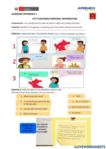 Personal information