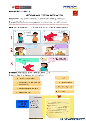 Personal information