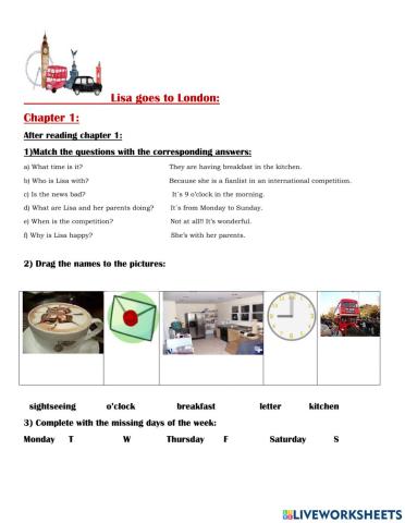 Lisa goes to London-Ch 1
