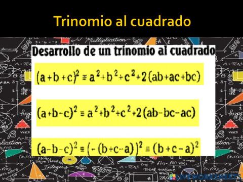Trinomio al cuadrado