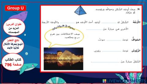 المزيد من المجسمات المستوى 1