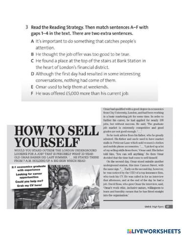 Reading comprehension