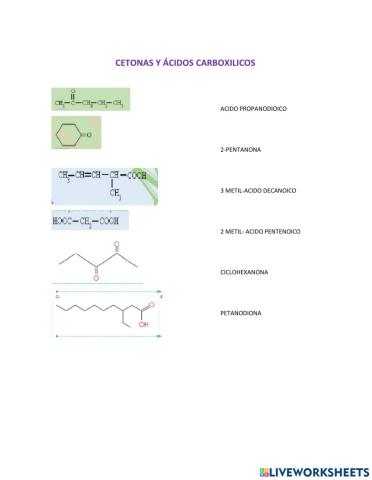 Cetonas y acidos