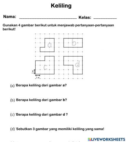 Keliling Bangun Datar