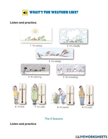 What's the weather like?