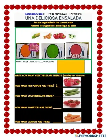 Una deliciosa ensalada