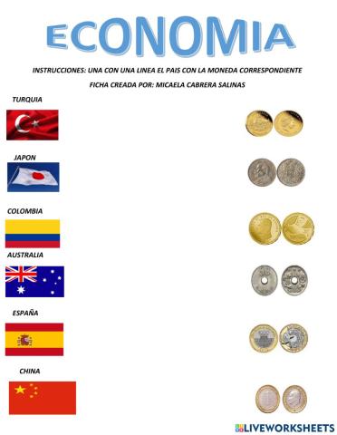 Moneda de diferentes paises