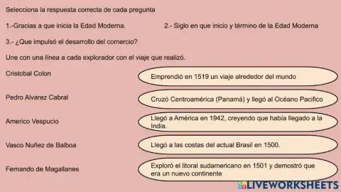 Renacimiento y los viajes de exploración