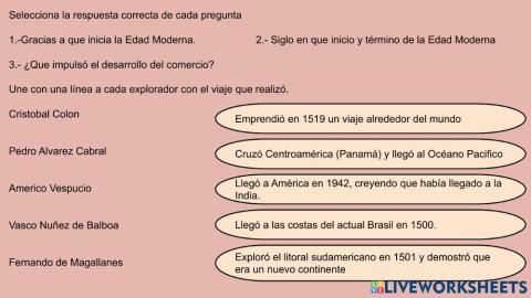 Renacimiento y los viajes de exploración