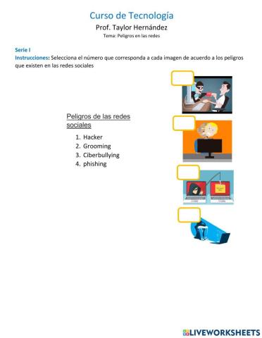 Peligro en las redes sociales