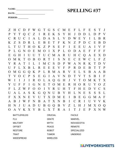 Word search -37