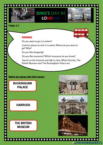 Dino's day in London