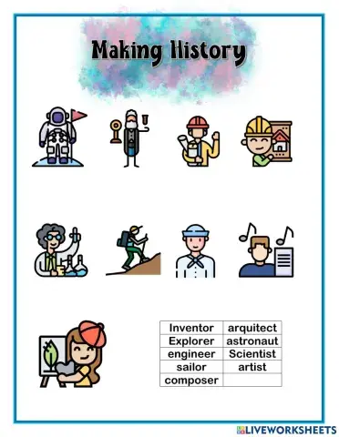 Making History Vocabulary