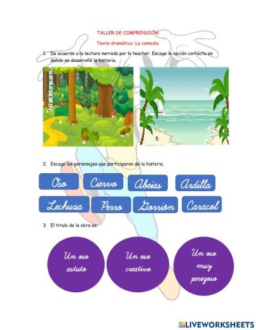 Taller de comprensión