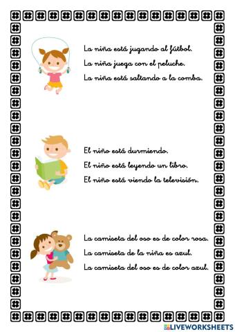 Comprensión lectora 15