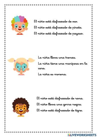 Comprensión lectora 18