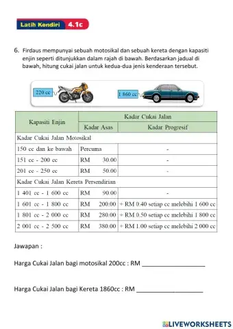 Matematik Tingkatan 5 Bab 4: Percukaian (4.1.3)