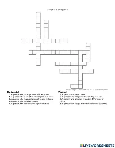 Vocaulary I'd Like to be a pilot