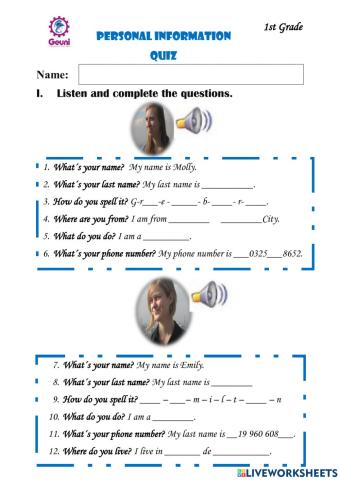 Personal Information