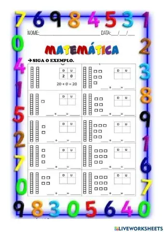 Matemática - Material Dourado