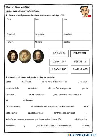 Ficha 5:El siglo XVII