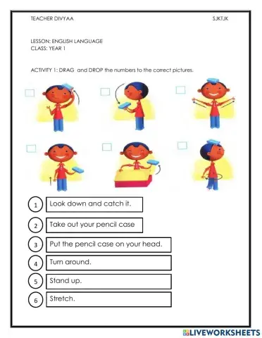 Things in the classroom