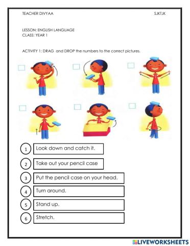 Things in the classroom