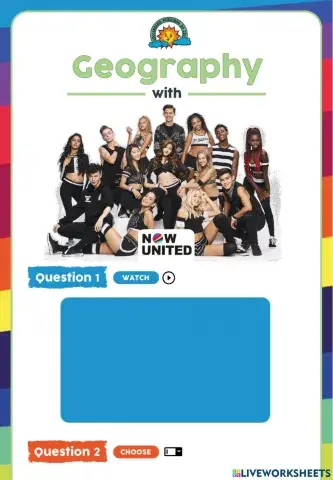 Geography with Now United - Continents