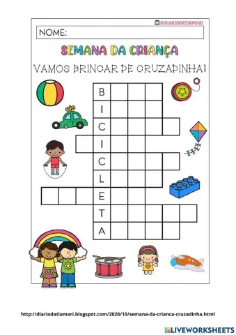 Cruzadinha de brinquedos