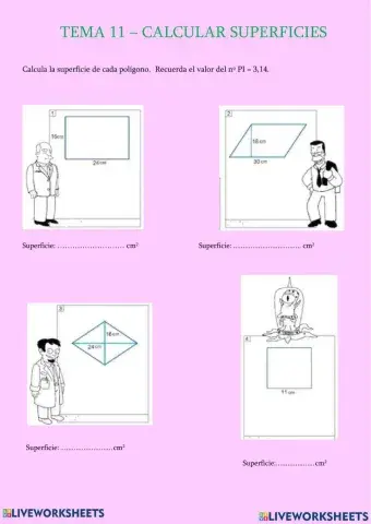 Superficies de polígonos