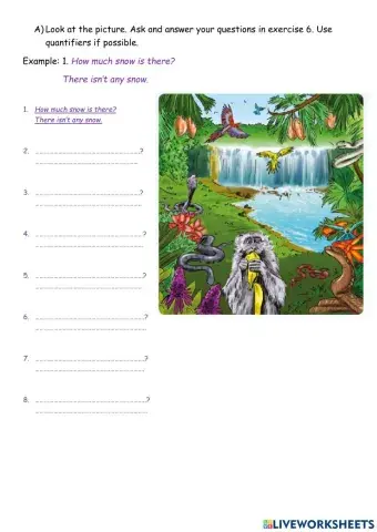 Wild animals - Quantifiers