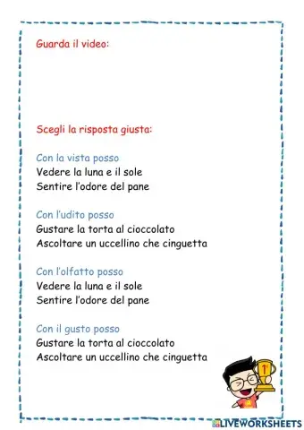 Girotondo dei 5 sensi