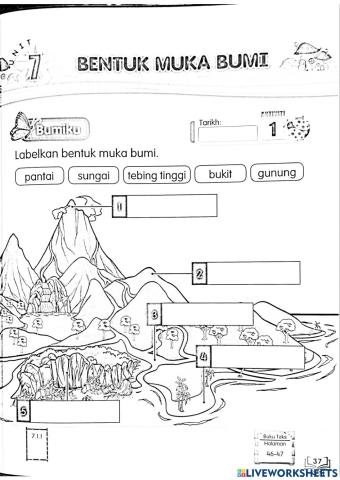 PPKI bentuk muka bumi