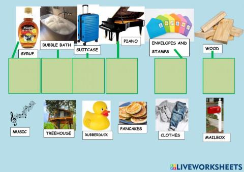 Vocabulary matching pairs