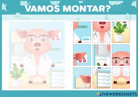 Arraste e solte - Montar cena