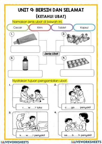 ketahui Ubat Pendidikan Kesihatan Tahun 1
