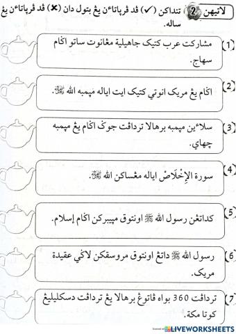 Perkembangan agama islam dari sudut aqidah