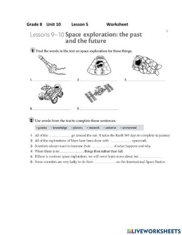 Unit 10 Lesson 9
