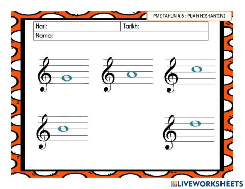Music notes quiz