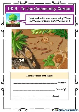 4º UD 6 In the Community Garden Ficha 4