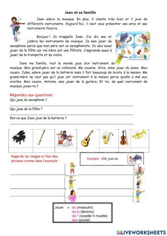 Devoir - instruments