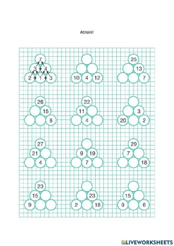 Summas, starpības 100 apjomā
