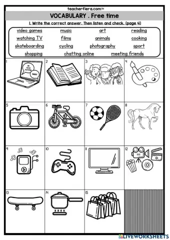 English Plus 1 Starter Unit Free Time