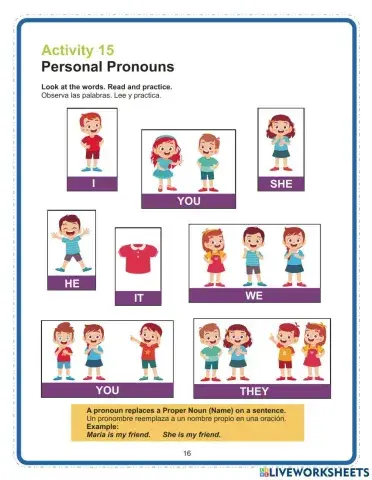Personal Pronouns