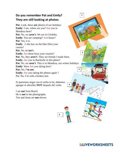 Looking at photographs 3