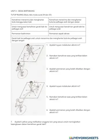 PJ Tahun 4 Unit 4 Tutup Ruang